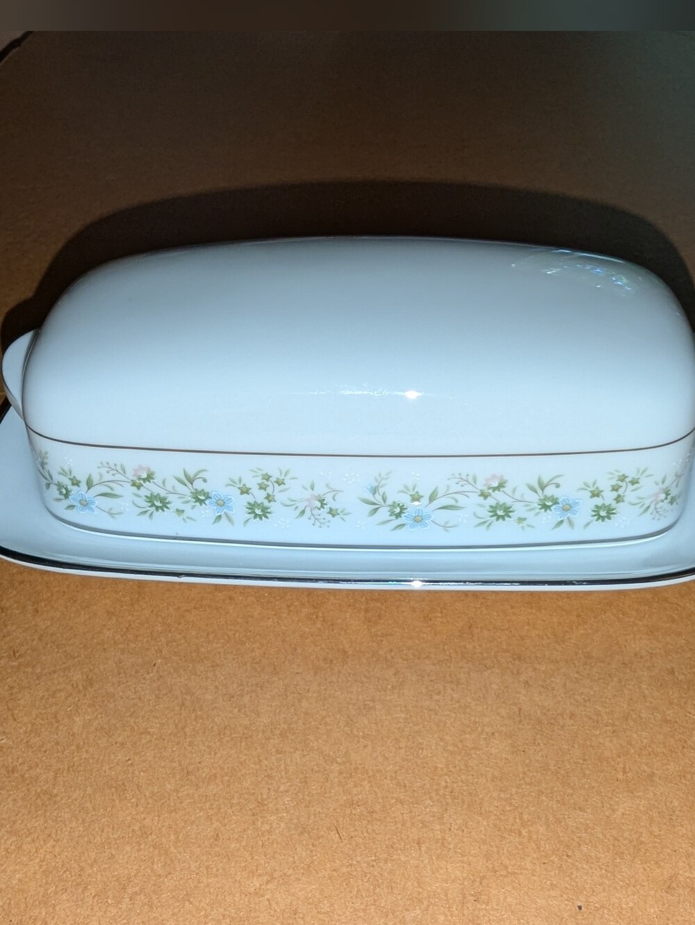 Noritake Savannah Vintage China Butter Dish